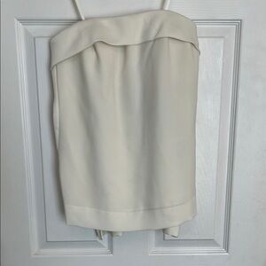 Elegant Cream Banana Republic Strapless top